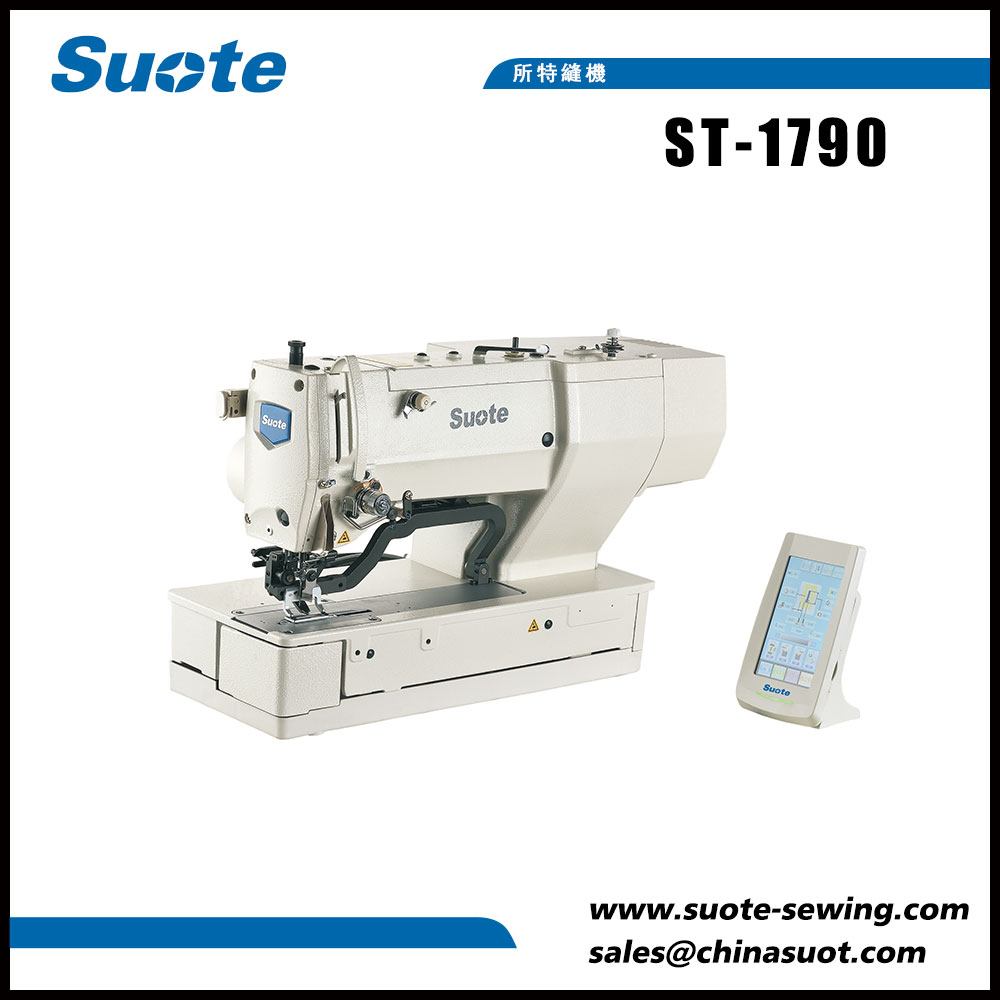 Electronic Lockstitch Button Hole Sewing Machine Touch Panel